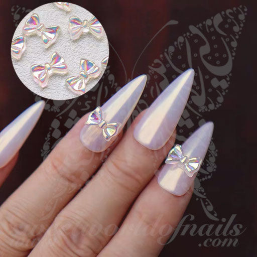 Resin Bow Nail Decoration Charms