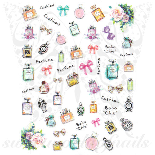 Perfume Nail Art Stickers