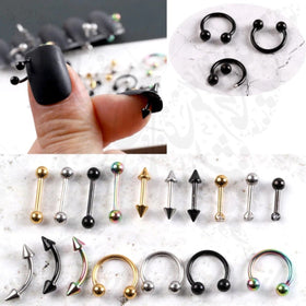 Spike Punk Metal Code Studs Nail Art