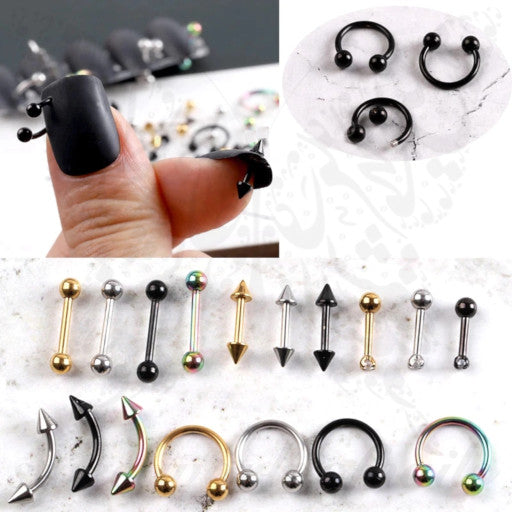 Spike Punk Metal Code Studs Nail Art