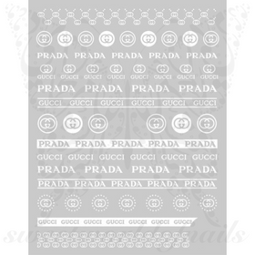 P Metallic Nail Stickers