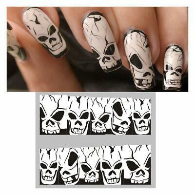 Halloween Nails Water Decals