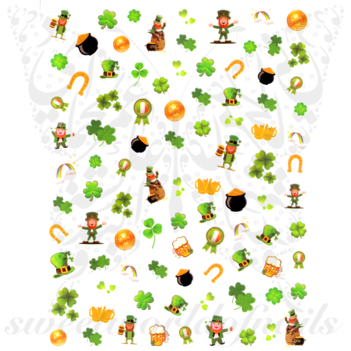 Saint Patrick´s Day Nail Art Nail Stickers