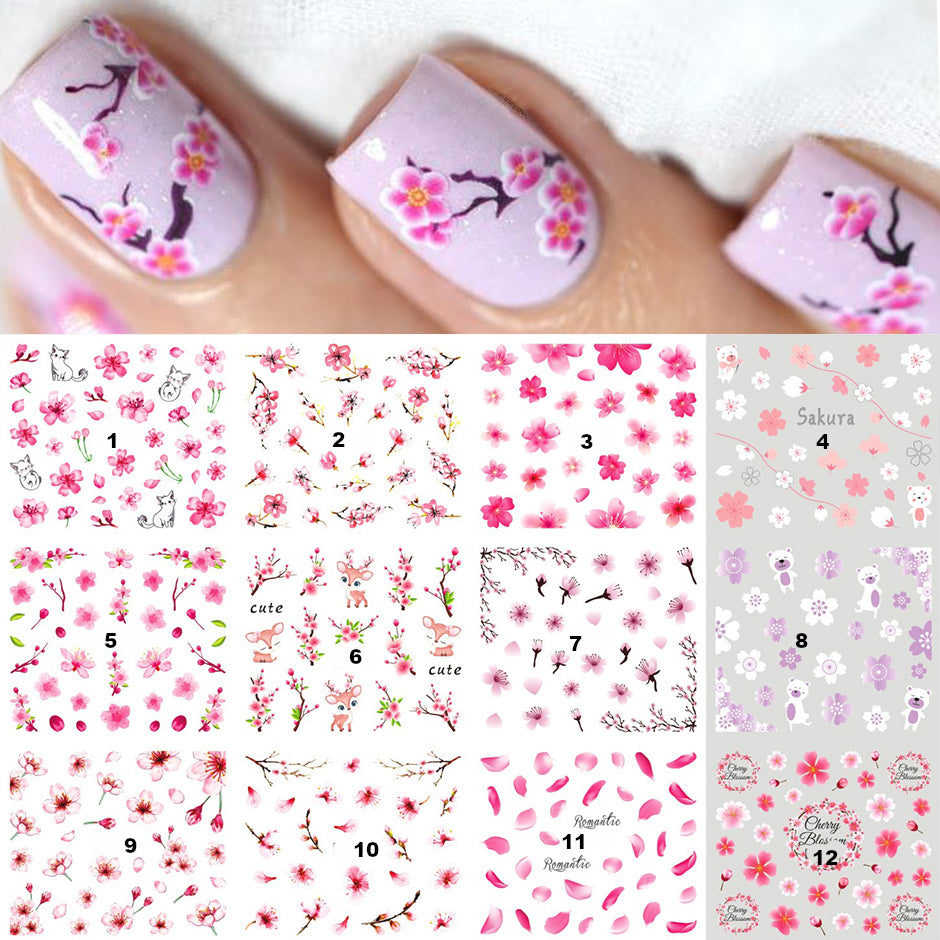 Cherry Blossom Nail Art That Blooms in Color