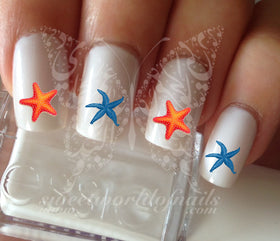 Starfish Nail Art Nail Water Decals