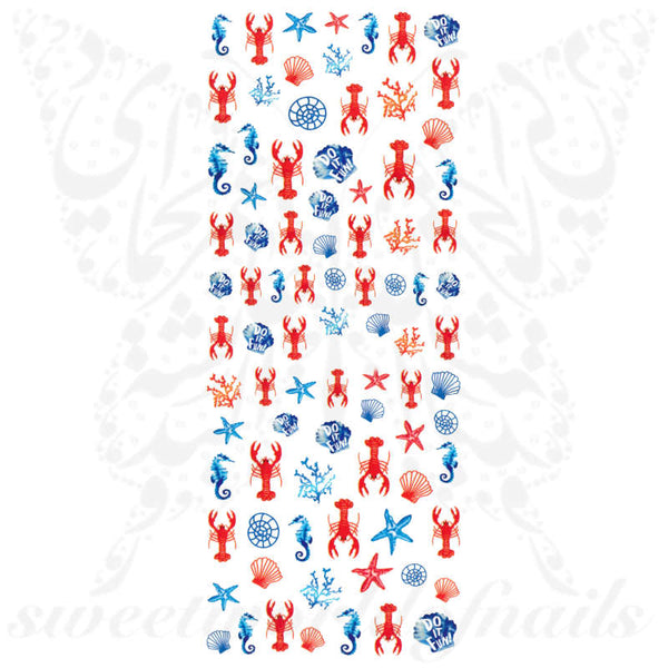 Summer Nails Sea Life Nail Art Water Decals