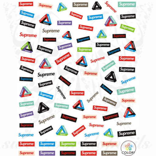 Colorful S Nail Art Nail Stickers