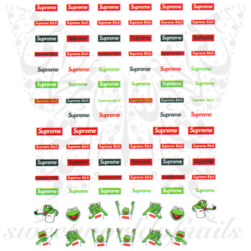 Frog Nail Art Nail Stickers