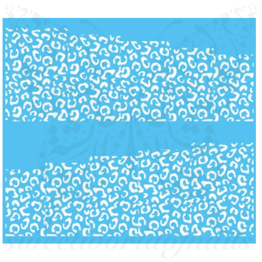 Leopard Print Nail water decals